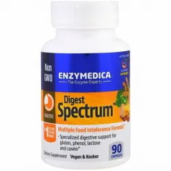 Enzymedica, Digest Spectrum, ферменти для травлення, 90 капсул 