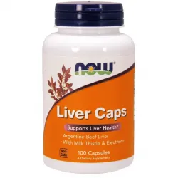 Підтримка печінки, Liver Caps, Now Foods, 100 капсул, 