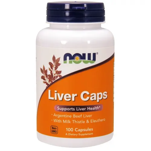 Підтримка печінки, Liver Caps, Now Foods, 100 капсул, 