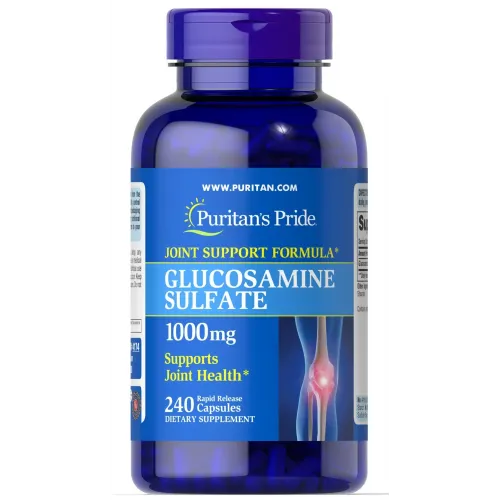 Глюкозамін сульфат, Glucosamine Sulfate, Puritan's Pride, 1000 мг, 240 капсул 