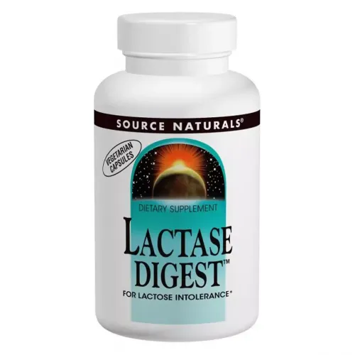 Source Naturals, Lactase Digest, лактаза, 30 мг, 45 капсул 