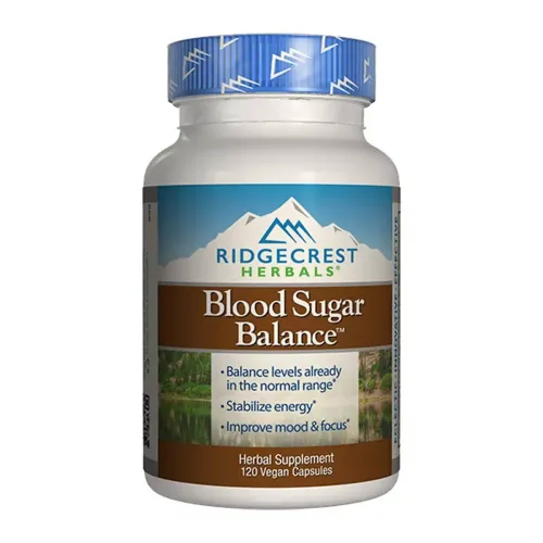 Комплекс для нормалізації цукру в крові Blood Sugar Balance, RidgeCrest Herbals, 120 гелевих капсул 