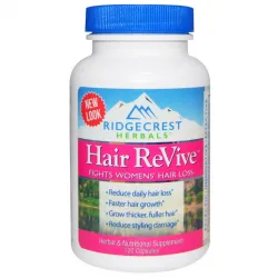 Комплекс от выпадения волос для женщин, Hair ReVive, Rid^ Crest Herbals, 120 капсул