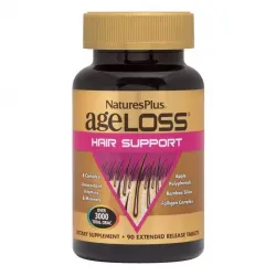 Nature's Plus, Комплекс для волосся AgeLoss, Hair Support, 90 таблеток 