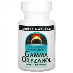 Source Naturals, Athletic Series, гамма-оризанол, 60 мг, 100 таблеток