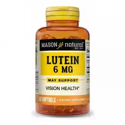 Mason Natural, Лютеїн, 6 мг, 60 гелевих капсул 