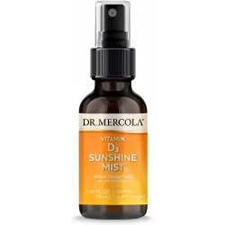 Dr. Mercola, Sunshine Mist, Вітамін D3, 5000 МО, апельсиновий смак, 25 мл 