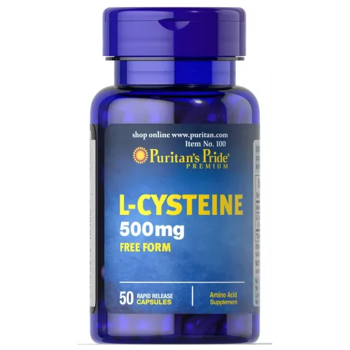 Л-цистеїн, L-Cysteine, Puritan's Pride, 500 мг, 50 капсул