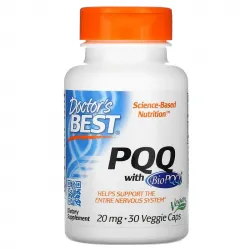 Doctor's Best, PQQ з BioPQQ, 20 мг, 30 вегетаріанських капсул