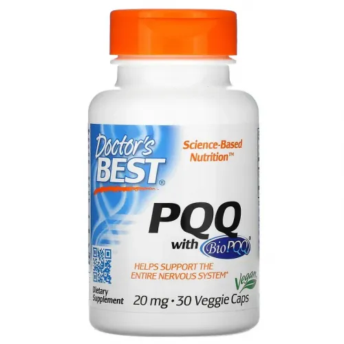 Doctor's Best, PQQ с BcePQQ, 20 мг, 30 вегетарианских капсул