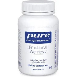 Емоційне Здоров'я, Emotional Wellness, Pure Encapsulations, 60 капсул, 