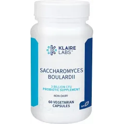 Пробіотики, Saccharomyces Boulardii, Klaire Labs, 60 капсул 