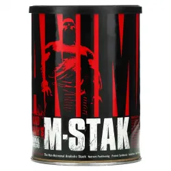 Universal Nutrition, Animal M-Stak, тренувальний набір для хардгейнерів, 21 пакетик 