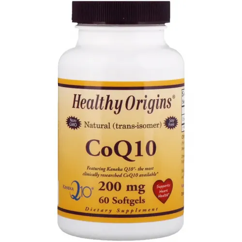 Коензим Q10, Healthy Origins, Kaneka Q10 (CoQ10), 200 мг, 60 капсул, 