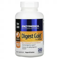 Enzymedica, Digest Gold из ATPro, добавка с травными ферментами, 240 капсул