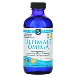 Nordic Naturals, Ultimate Omega, зі смаком лимона, 2840 мг, 237 мл 