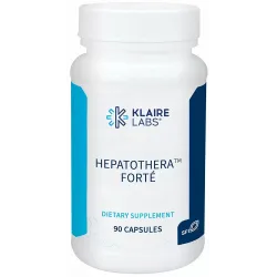 Підтримка і детоксикація печінки, Hepatothera Forte, Klaire Labs, 90 капсул 