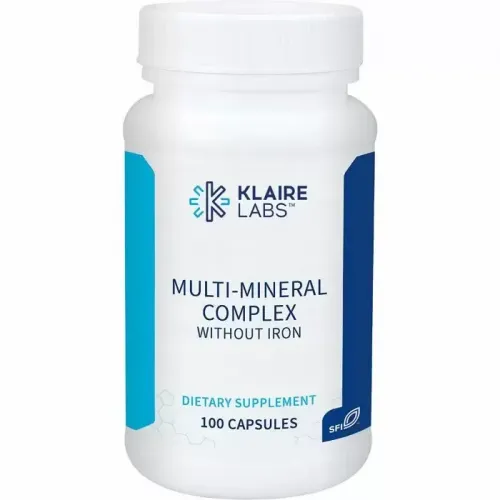 Мультимінерали без заліза, Multi Mineral Complex, Klaire Labs, 100 капсул