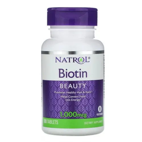 Natrol, Биотин, 1000 мкг, 100 таблеток