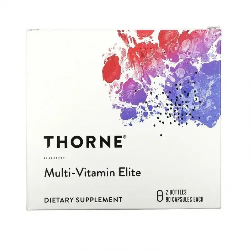 Thorne Research, Multi-Vitamin Elite, 2 флакона, по 90 капсул в каждом