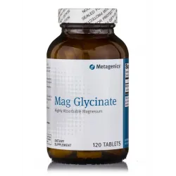 Магний, Mag Glycinate, Metagenics, 120 таблеток