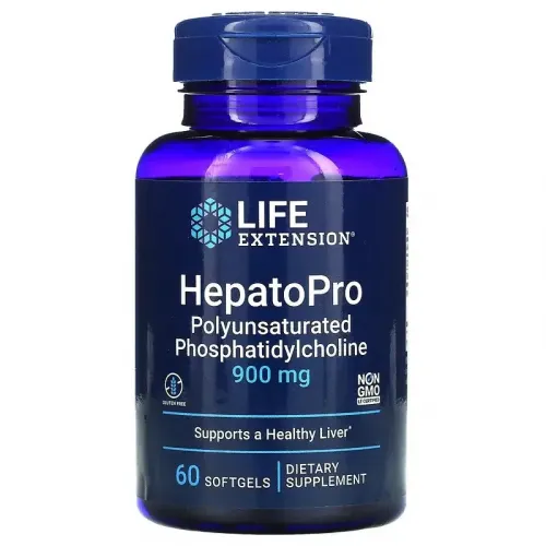 Life Extension, HepatoPro, 900 мг, 60 м'яких гелевих капсул 