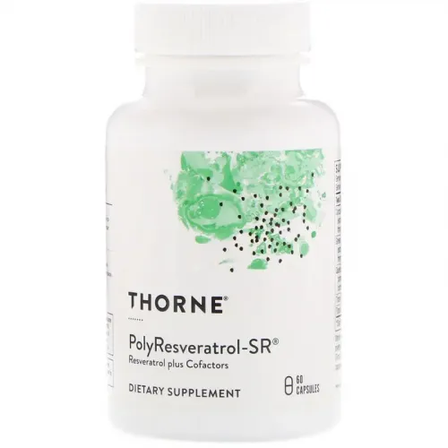 PolyResveratrol-SR, 100 мг, Thorne Research, 60 капсул