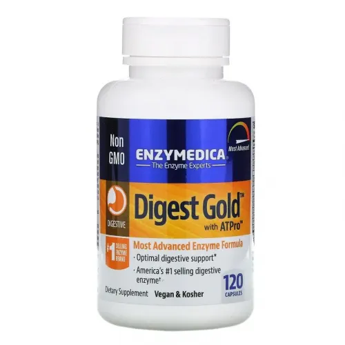 Enzymedica, Digest Gold из ATPro, добавка с травными ферментами, 120 капсул