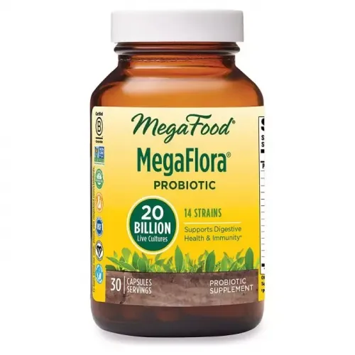 MegaFood, Пробиотики MegaFlora, 30 капсул