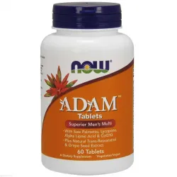 Now Foods, Adam, найкращі мультивітаміни для чоловіків, 60 таблеток