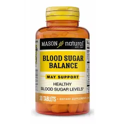 Баланс сахара в крови, Blood Sugar Balance, Mason Natural, 30 таблеток