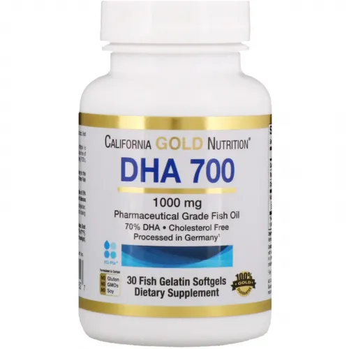 Риб'ячий жир, DHA 700, California Gold Nutrition, 1000 мг, 30 капсул