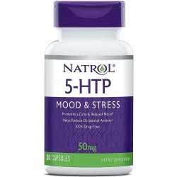 Natrol, 5-HTP, Настроение и стресс, 50 ­ мг, 30 капсул