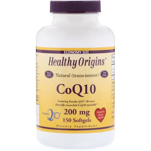 Коензим Q10, Healthy Origins, Kaneka Q10 (CoQ10), 200 мг, 150 капсул 