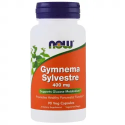 Джімнема Сильвестра, Gymnema Sylvestre, Now Foods, 400 мг, 90 капсул,