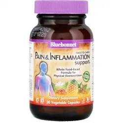 Комплекс против боли и воспалений в суставах, Pain & amp; Inflammation Support, Targeted Choice, Bluebonnet Nutrition, 30 растительных капсул