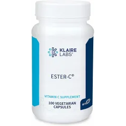 Вітамін С з біофлавоноїдами, Ester-C Bio, Klaire Labs, 100 вегетаріанських капсул