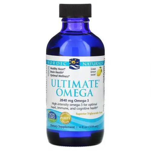 Nordic Naturals, Ultimate Omega, зі смаком лимона, 2840 мг, 119 мл 