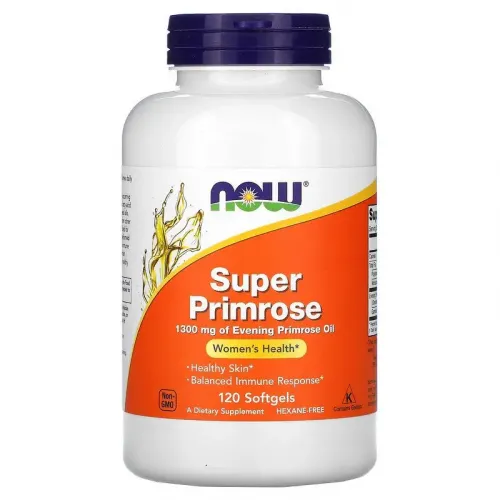 Now Foods, Super Primrose, масло примулы вечернего, 1300 мг, 120 капсул