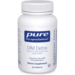 Pure Encapsulations, DIM Detox, 60 капсул