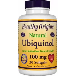 Healthy Origins, Ubiquinol, Убіхінол натуральний, 100 мг, 30 капсул