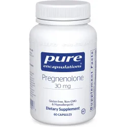 Прегненолон, Pregnenolone, Pure Encapsulations, 30 мг, 60 капсул 