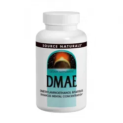 DMAE (диметиламиноэтанол), Source Naturals, 351 мг, 100 капсул