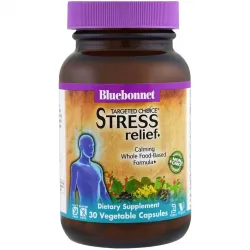 Комплекс для зняття стресу, Targeted Choice Stress Relief, Bluebonnet Nutrition, 30 вегетаріанських капсул 