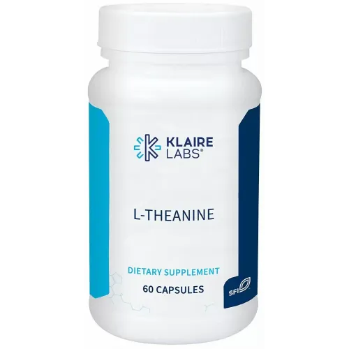 L-Теанин, L-Theanine, Klaire Labs, 100 мг, 60 капсул