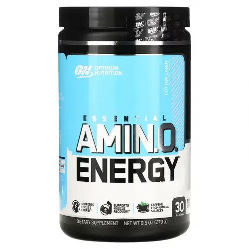 Optimum Nutrition, Essential Amin.O. Energy, солодка вата, 270 г 