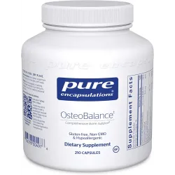 Кальцій (проти остеопорозу), OsteoBalance, Pure Encapsulations, 210 капсул 