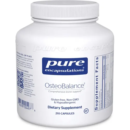 Кальцій (проти остеопорозу), OsteoBalance, Pure Encapsulations, 210 капсул 