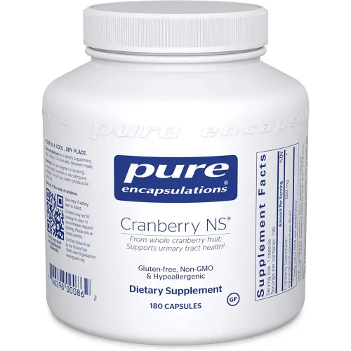 Журавлина NS, Cranberry NS, Pure Encapsulations, 180 капсул 