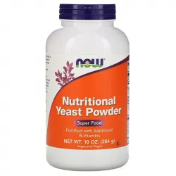 Харчові дріжджі, Nutritional Yeast, Now Foods, порошок, 284 г